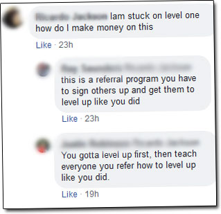 Level Rewards Facebook Group Comments