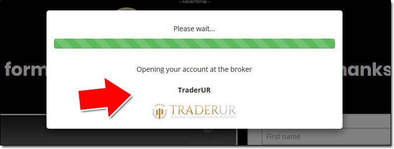 Profit Formula Broker Deposit Screen