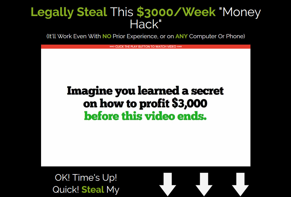 Steal My System Website Screenshot