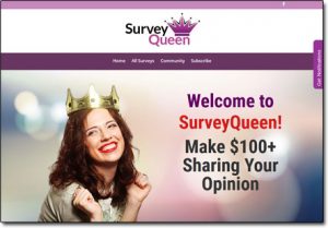 Survey Queen Website Screenshot