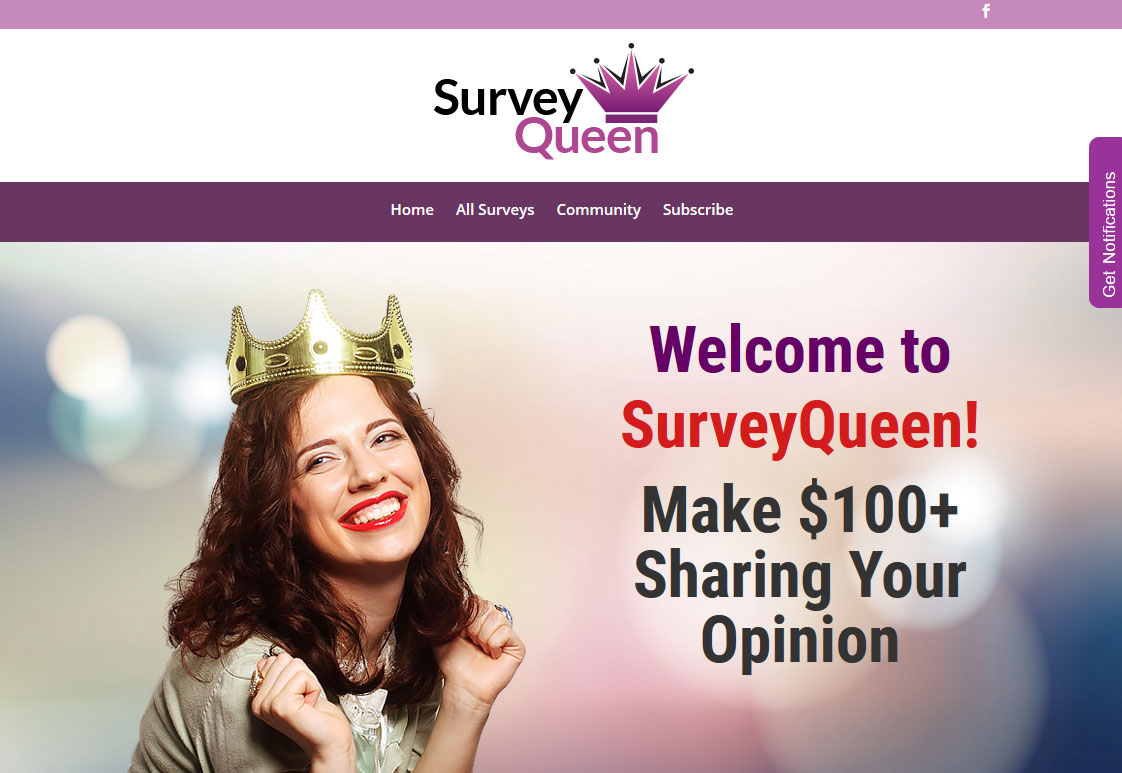 Survey Queen Website Screenshot