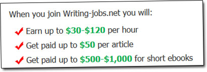 Writing Jobs Online Income Claim