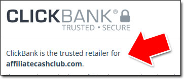 Affiliate Cash Club ClickBank