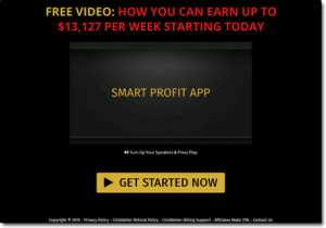 Smart Profit App System Website Screenshot