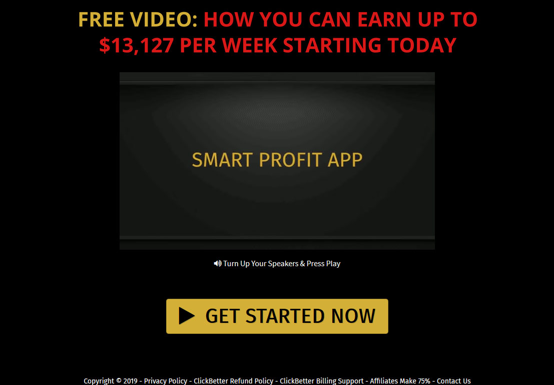 Smart Profit App System Website Screenshot