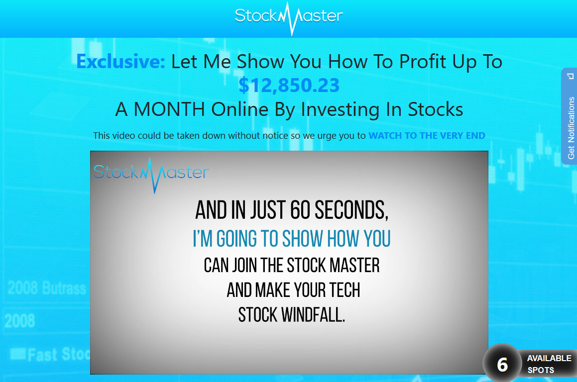 Stock Master System Website Screenshot