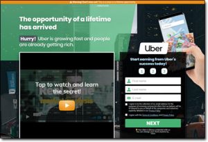 Trade Uber System Website Screenshot