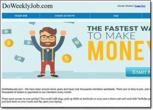 DoWeeklyJob.com Website Screenshot