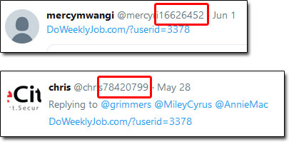 DoWeeklyJob Twitter Bots