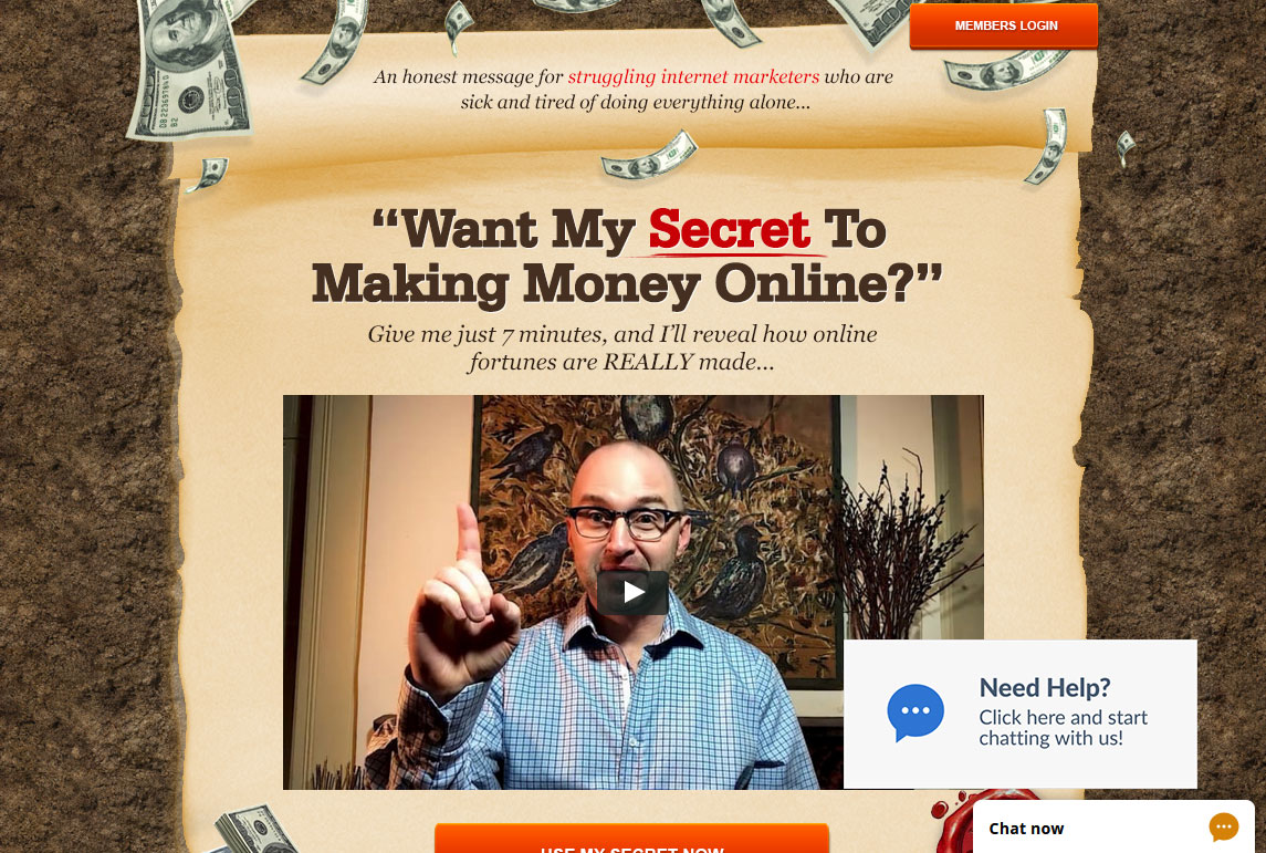 My Lead Gen Secret Website Screenshot