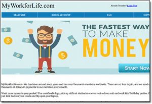 My Work For Life Website Screenshot