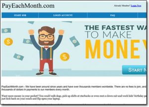 PayEachMonth.com Website Screenshot