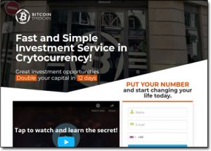 Bitcoin Syndicate Website Screenshot