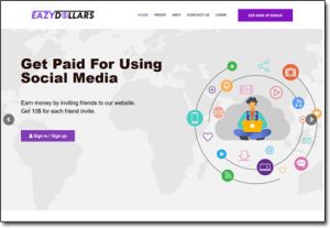 Eazy Dollars Website Screenshot
