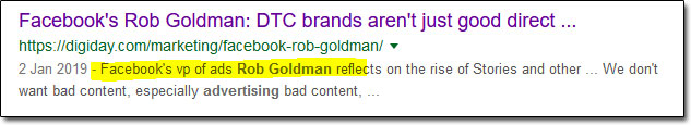 Rob Goldman Advertising