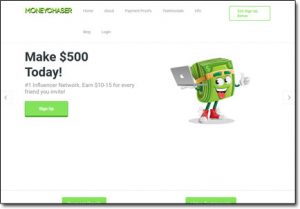 Money Chaser Website Screenshot