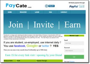 PayCate.com Website Screenshot