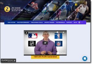 Z Code System Website Screenshot