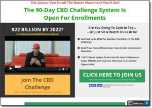 90 Day CBD Challenge Website Screenshot