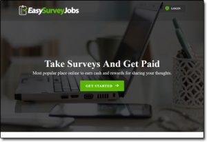 Easy Survey Jobs Website Screenshot