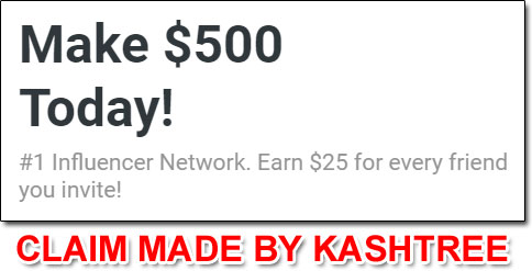 KashTree Income Claim