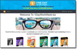 1 Day Work Week Website Screenshot