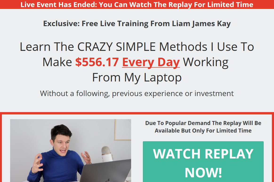 6 Figure Affiliate Bootcamp Website Screenshot