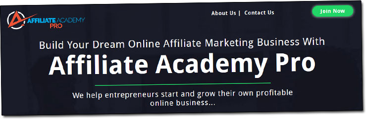 Affiliate Academy Pro Website Screenshot