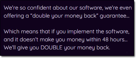 Atomic DFY Money Back Guarantee