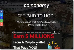 Coinonomy Website Screenshot