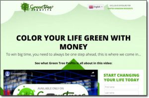 Green Tree Profits System Website Screenshot