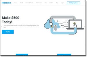 NiceCash Website Screenshot