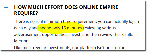Online Empire Effort