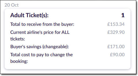 SpareFare Flight Bid