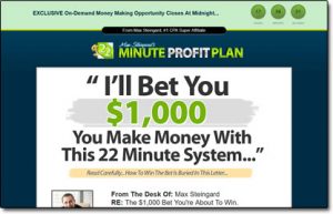 22 Minute Profit Plan Website Screenshot