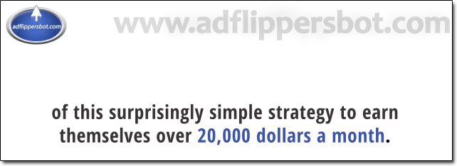 Ad Flippers Bot Income Claim