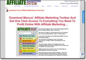 Affiliate Marketing Dude Website Screenshot