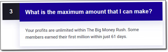 Big Money Rush FAQ