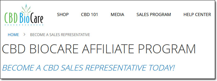 CBD BioCare Sales Representative