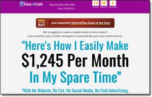 Easy eCash Website Screenshot
