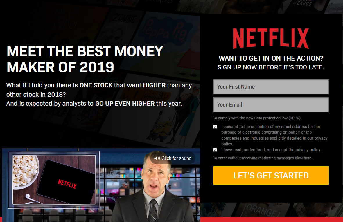 Netflix Revolution System Website Screenshot