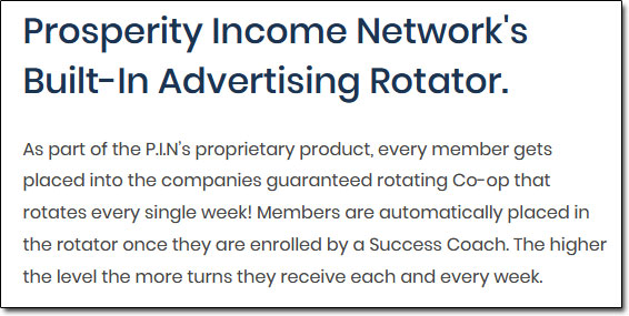 Prosperity Income Network Rotators