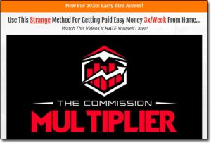 The Commission Multiplier System Website Screenshot