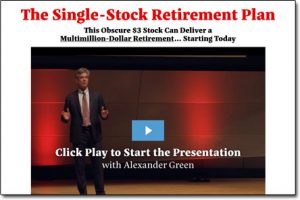 The Single Stock Retirement Plan Website Screenshot