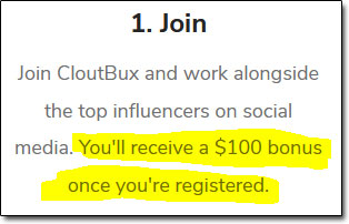 CloutBux Bonus