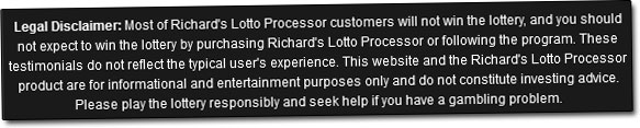 Lotto Profits Disclaimer