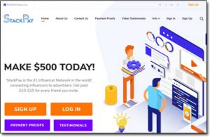 StackPay Website Screenshot