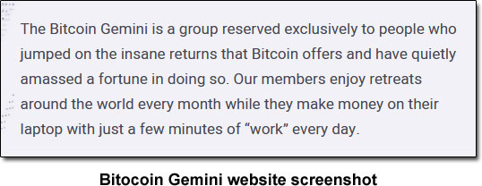 Bitcoin Gemini Description