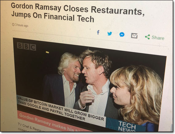 Bitcoin Gemini Gordon Ramsay