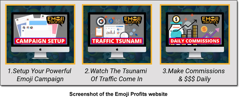 Emoji Profits Steps